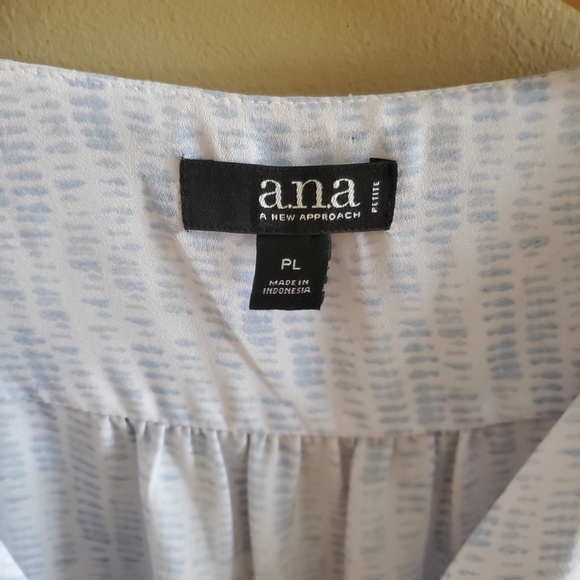 🪩 Ana Light Blue Blouse sz PL. - Picture 4 of 7